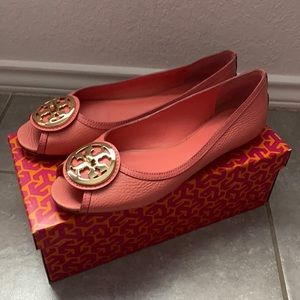Tory Burch size 9 selma open toe ballet